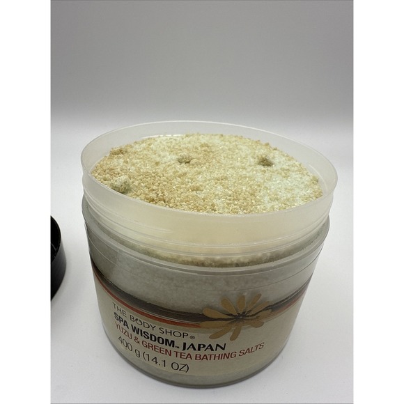 NEW THE BODY SHOP SPA WISDOM JAPAN YUZU & GREEN TEA BATHING SALTS 14.1 OZ - Picture 6 of 6